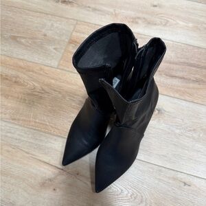Steve Madden Black Ankle Booties